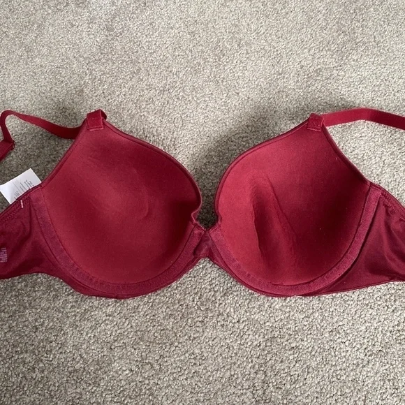 Auden - "The Icon", 36B Merlot / Red Lightly Lined Full Coverage Underwi…‌‌ - Picture 8 of 8